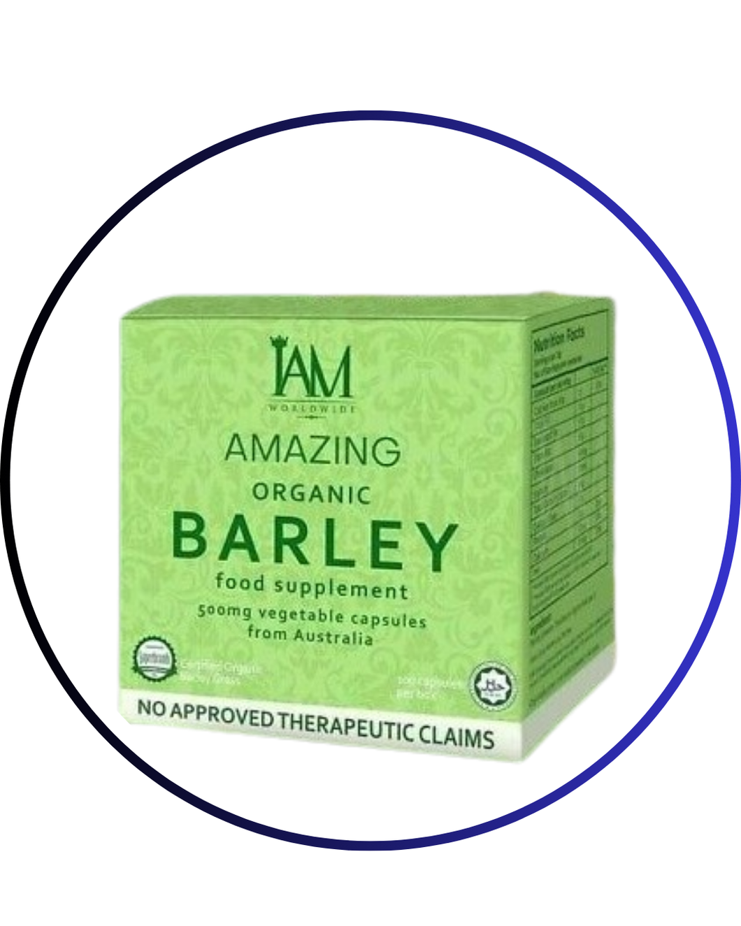 Amazing Pure Organic Barley Capsule